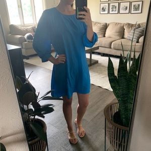 Blue dress